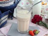 Recept Aardbeien- en vanillemilkshake