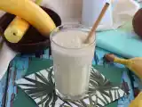 Recept Bananen- en vanillemilkshake
