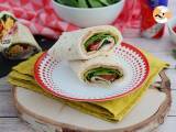 Recept Ham en cheddar spinazie wraps