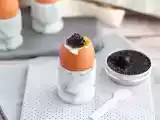 Recept Zachtgekookte eieren met kaviaar