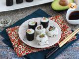 Recept Makis met gerookte zalm en avocado