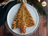 Recept Bladerdeeg kerstboom met zelfgemaakte tapenade