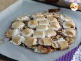 Recept Pizza met zoete banaan en chocolade