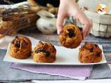 Recept Cruffins, de combinatie van een croissant en een muffin, met custard en chocolade