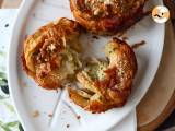 Recept Cruffins, de combinatie van een croissant en een muffin, in dit geval gezouten met parmezaan en mozzarella.