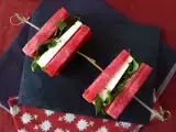Recept Watermeloen feta rucola sandwich, het vetste virale recept voor de zomer!