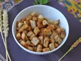 Recept Krokante kruidencroutons in de air fryer (snel en makkelijk)