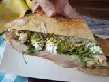 Recept Italiaanse sandwich met mortadella en burrata kaas