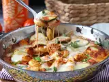 Recept Snel recept voor een gratin van gnocchi met courgette en mozzarella
