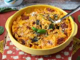 Recept Orzo uit één pan met paprika, chorizo en spinazie