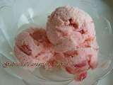 Aardbeien - rabarber ijs