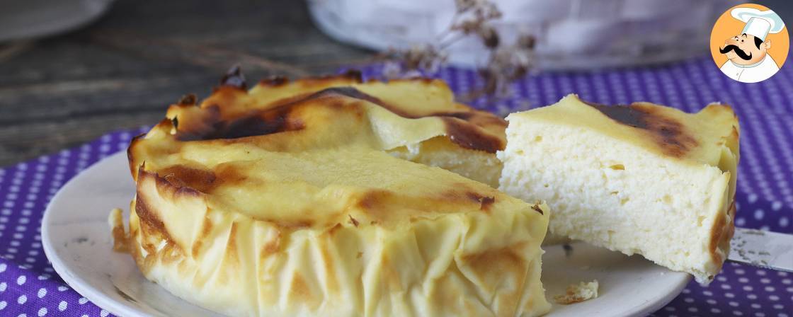 Gezonde cheesecake in een air fryer