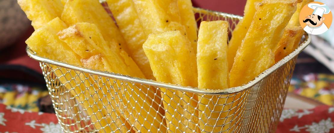 Schuldvrije gebakken polenta: knapperig, goudkleurig en perfect in de air fryer!