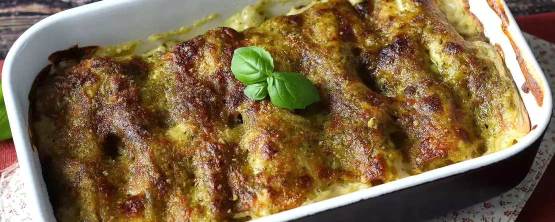 Gegratineerde pestocannelloni: het makkelijke en lekkere recept