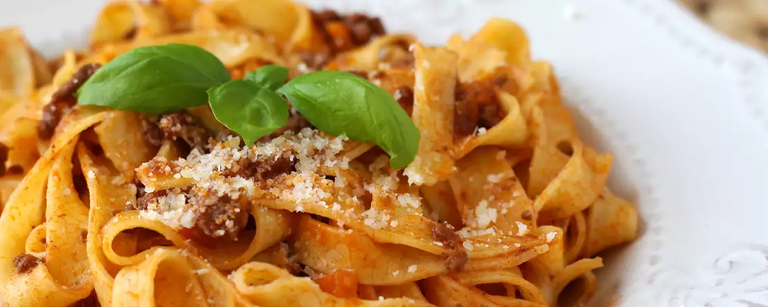 Pasta met bolognesesaus - tagliatelle al ragù alla bolognese