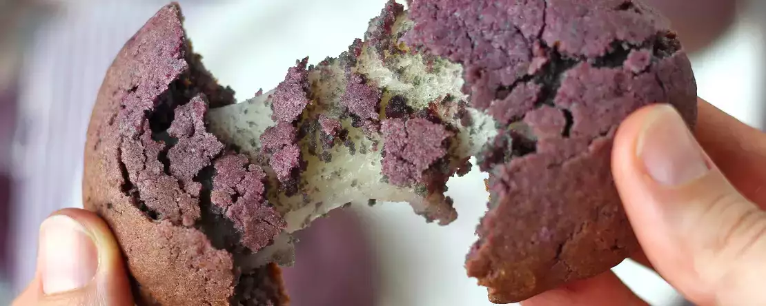 Mochi koekjes met ube