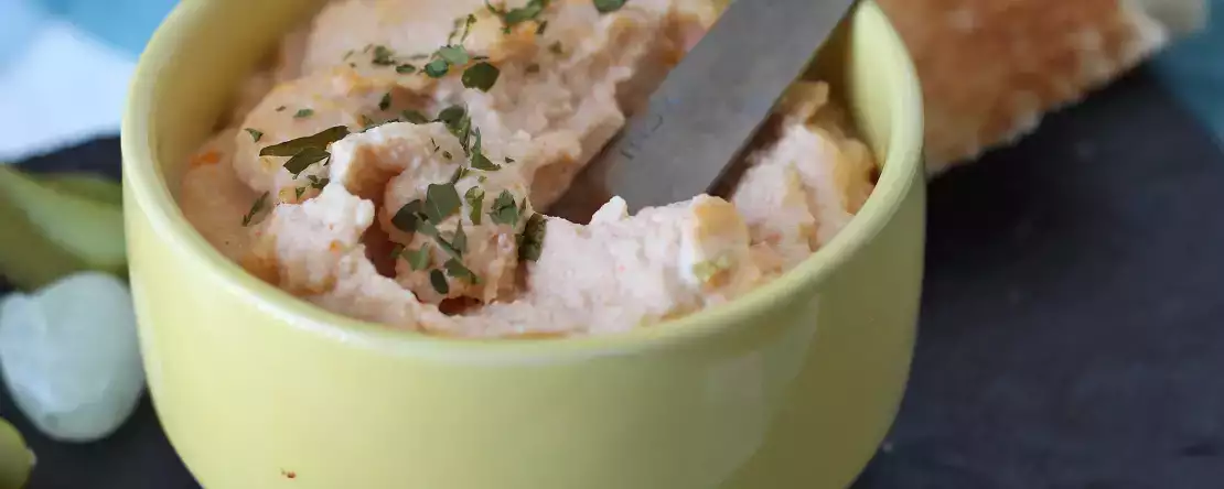Surimi-spread: het supersnelle aperitiefrecept
