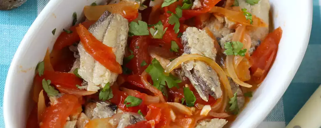 Sardines in blik op escabèche-wijze
