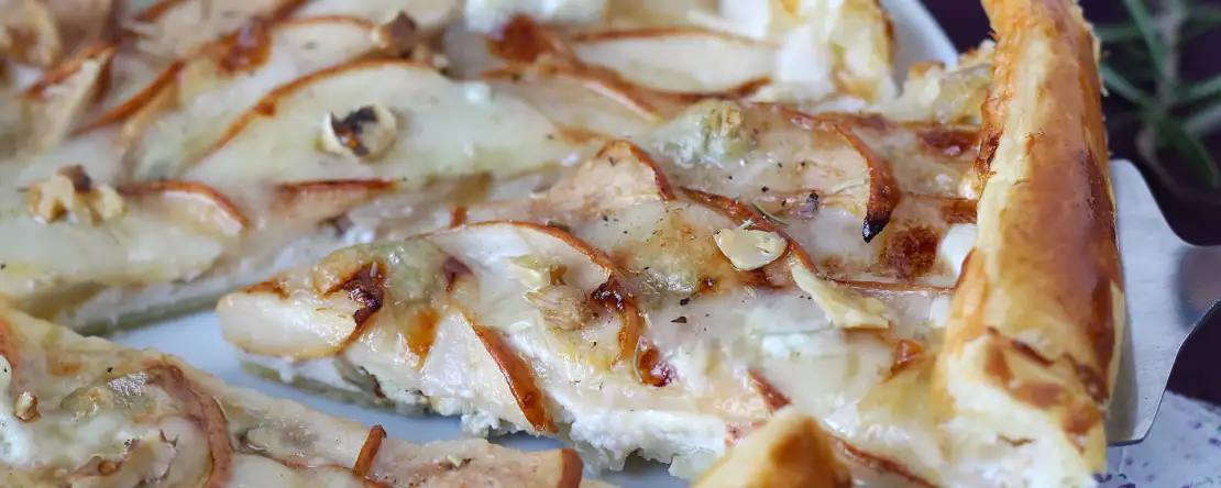 Hartige perentaart met gorgonzola en walnoten: onweerstaanbaar zoet en hartig