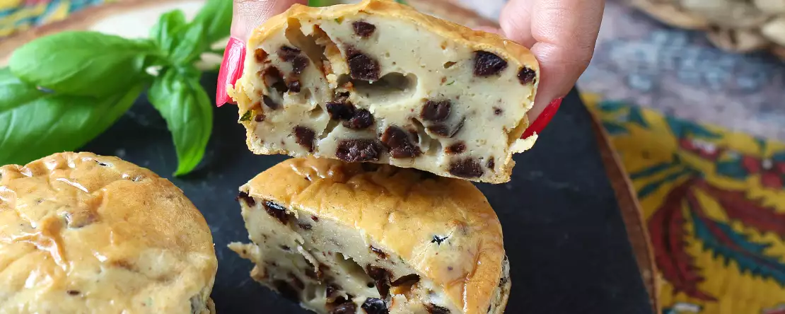 Hartige muffins met olijven en philadelphia uit de airfryer