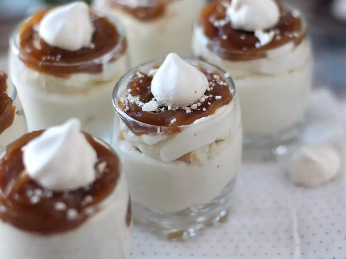 Recept Mont blanc-glazen met kastanjecrème