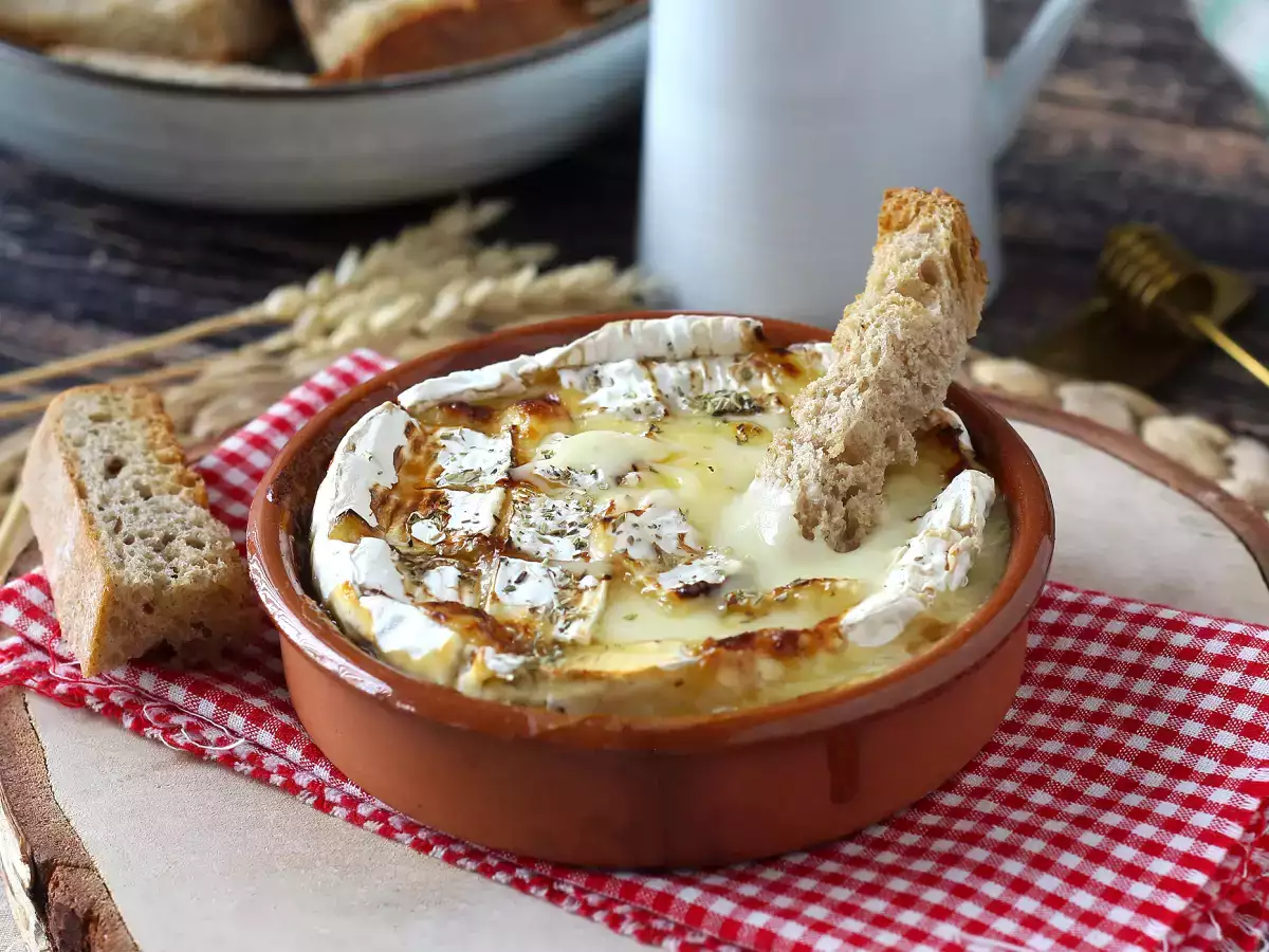 Recept Geroosterde camembert kaas met air fryer!