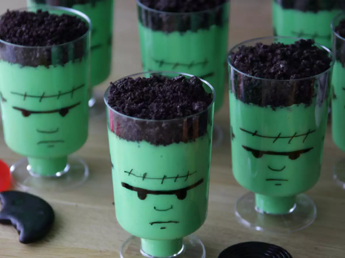 Recept Frankensteincrèmes voor halloween