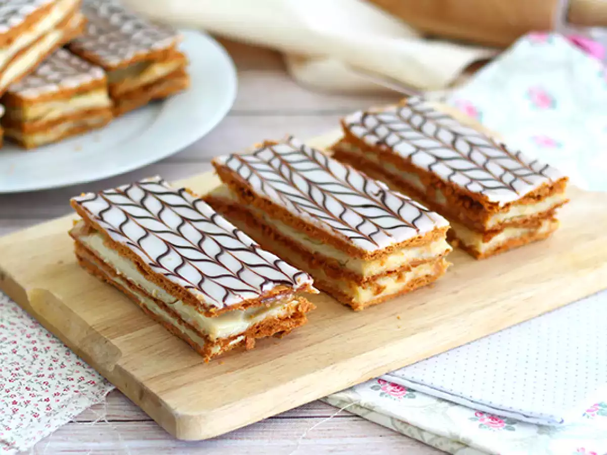 Recept Vanille millefeuille
