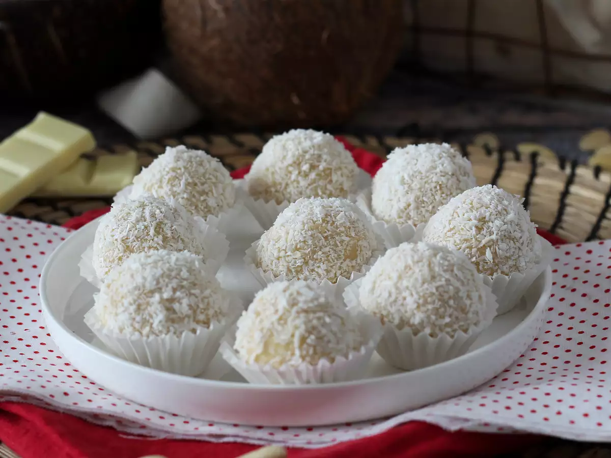 Recept Zelfgemaakte raffaello chocolade