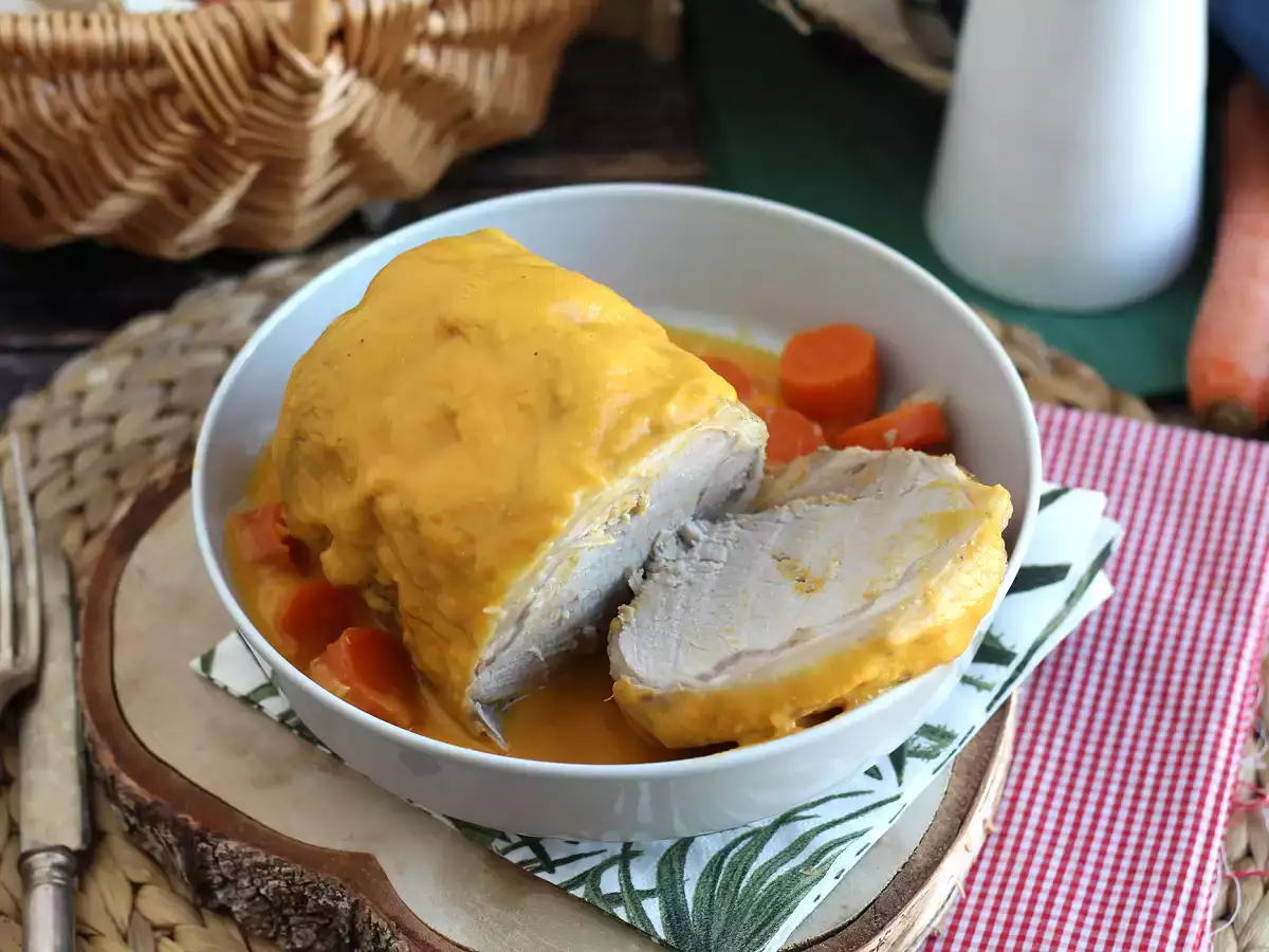 Recept Varkenshaas met bier en wortelsaus in een snelle pan