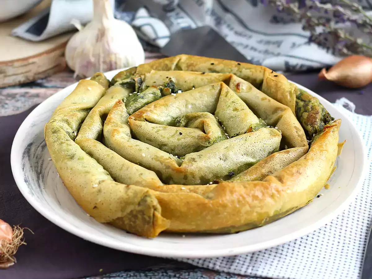 Recept Borek, turkse spinazie- en kaastaart