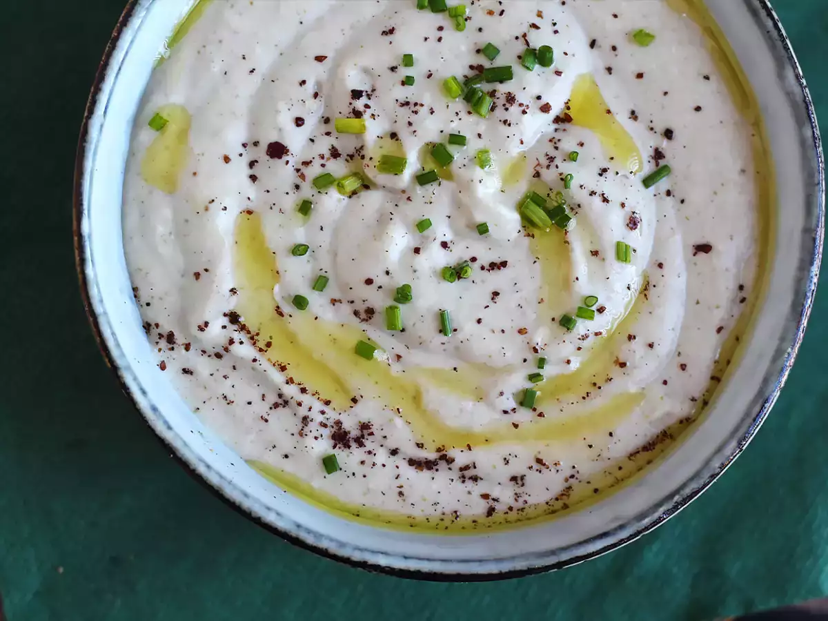 Recept Hummus van witte bonen en kokosmelk