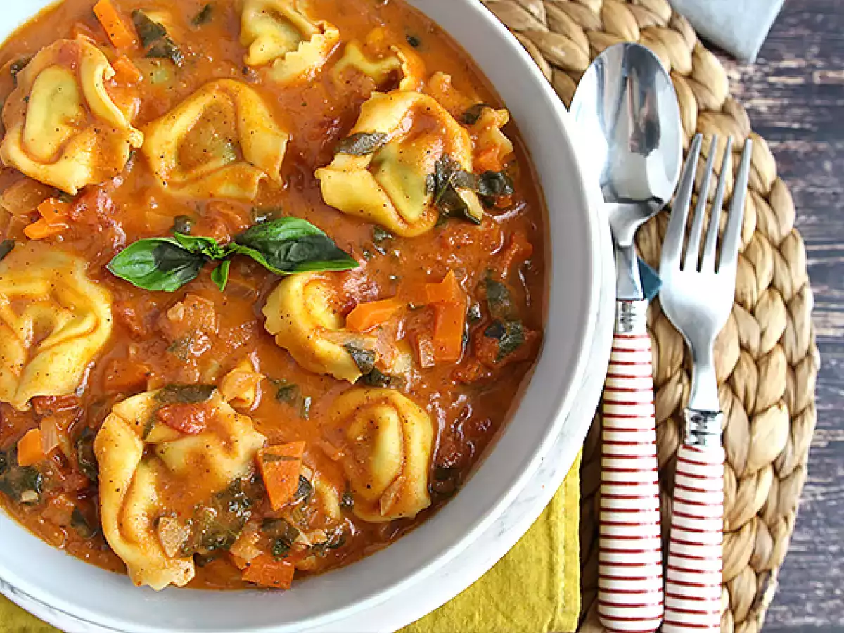 Recept Tortellini soep