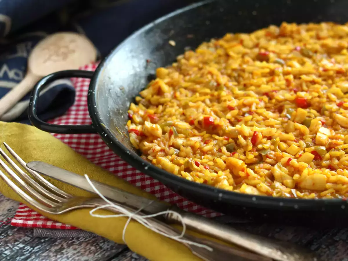 Recept Makkelijke rijst met inktvis