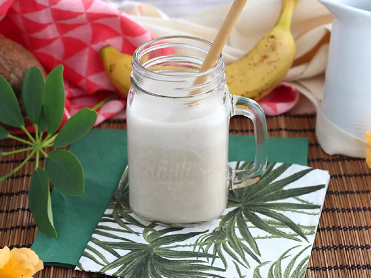 Recept Vegan bananenmilkshake