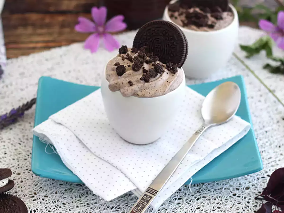 Recept Oreo-koekjesmousse