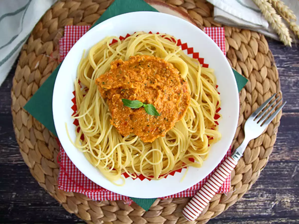 Recept Rode pestosaus