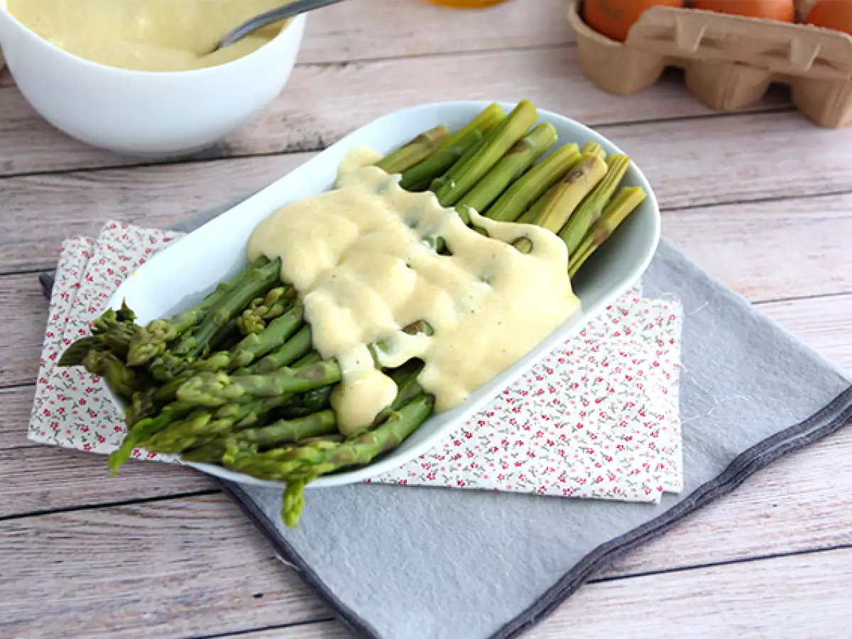 Recept Asperges met mousselinesaus