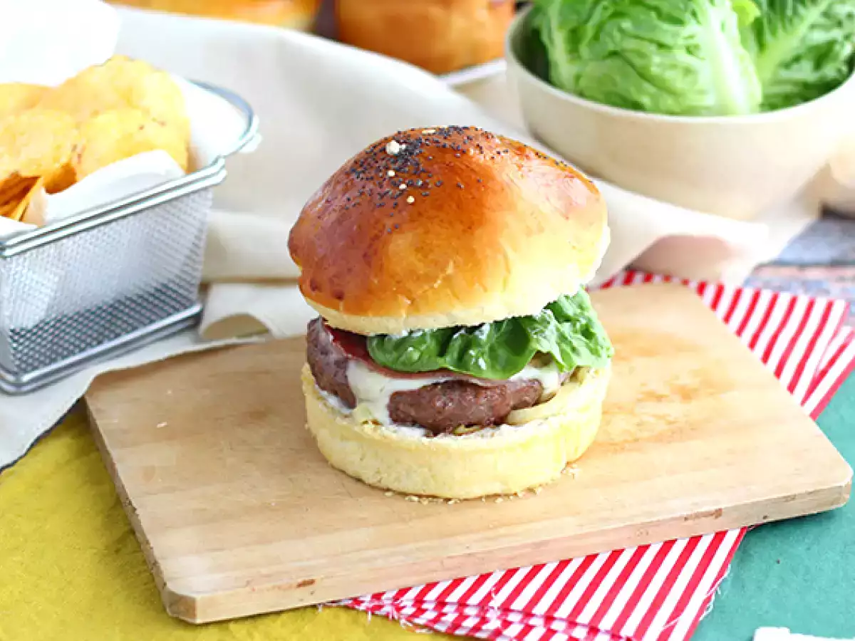 Recept Raclette hamburger