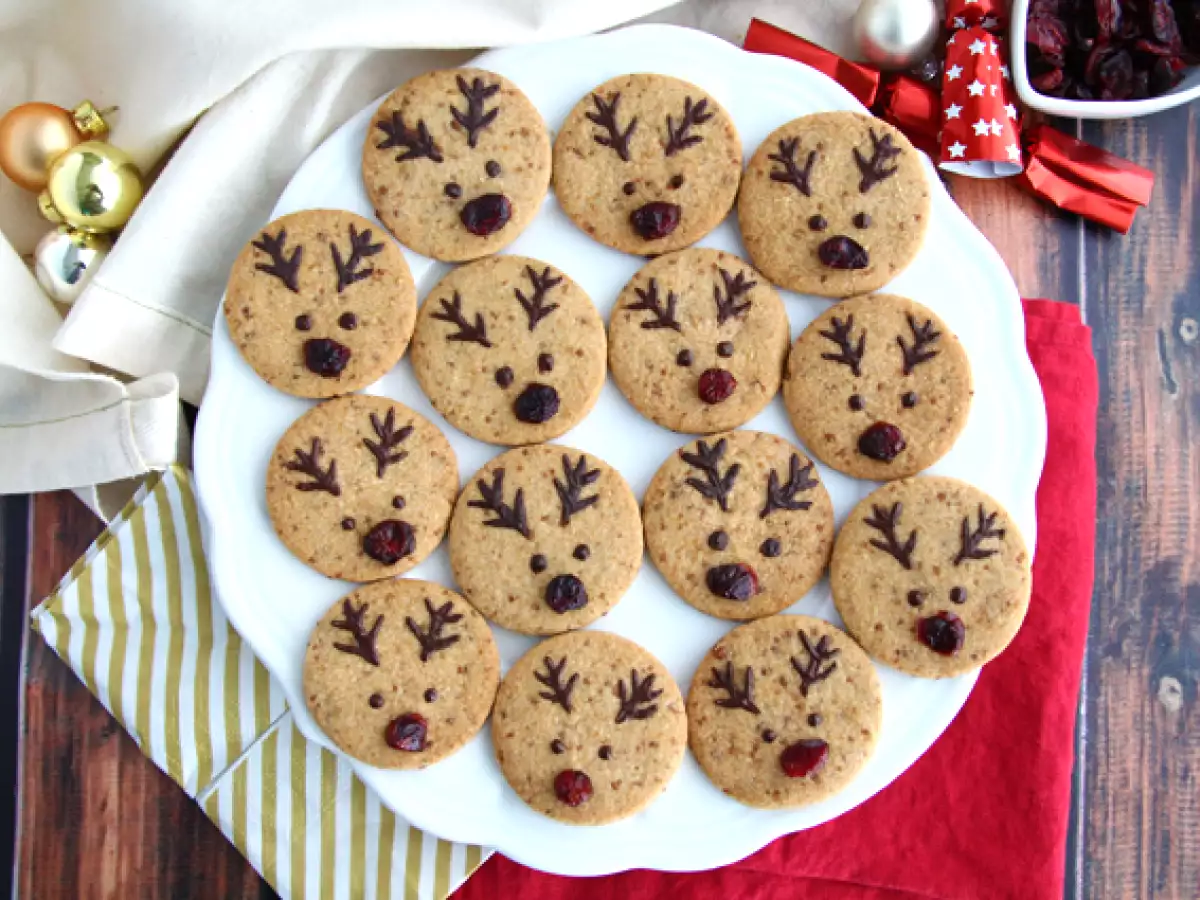 Recept Rendier zandkoekjes (glutenvrij en veganistisch)