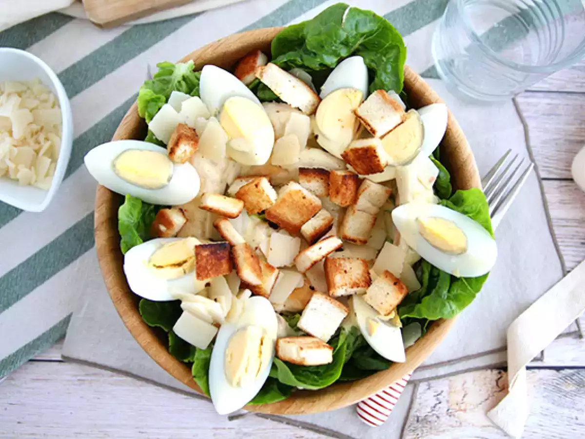Recept Onweerstaanbare caesar salade