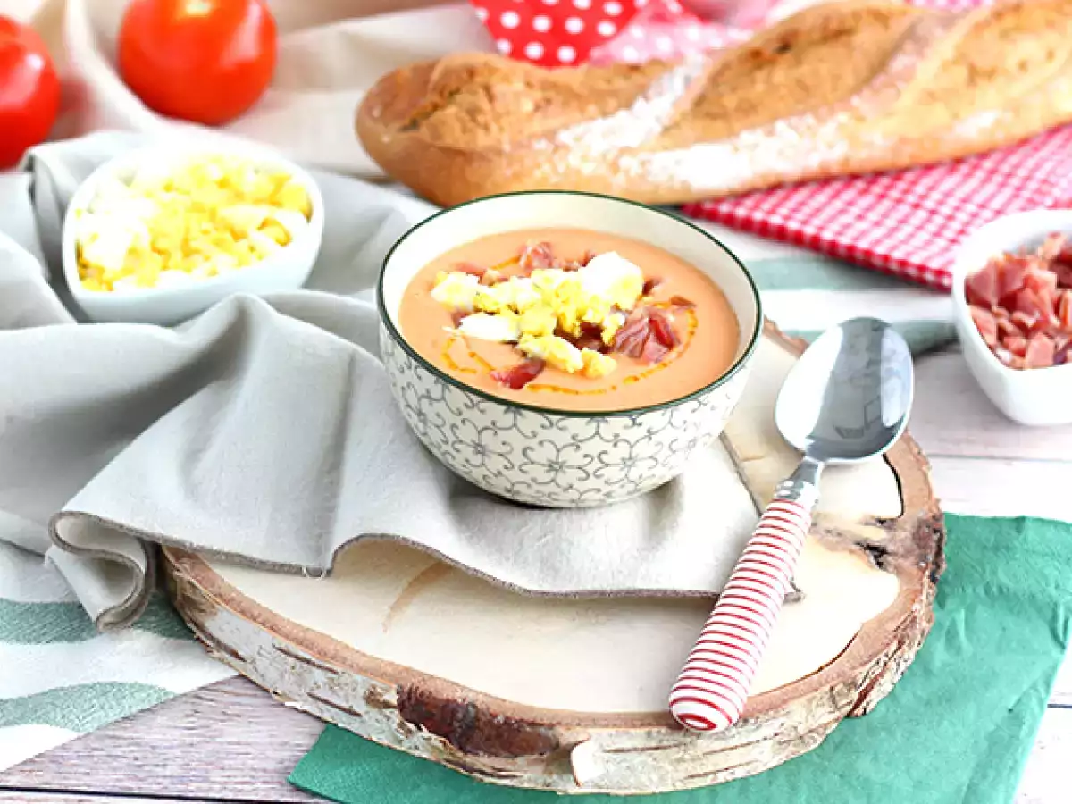 Recept Salmorejo, spaanse koude soep