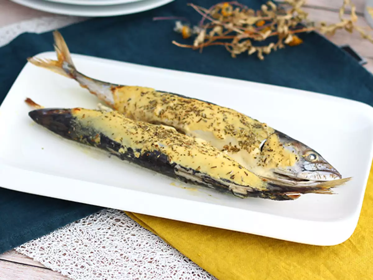 Recept Makreel met mosterdsaus