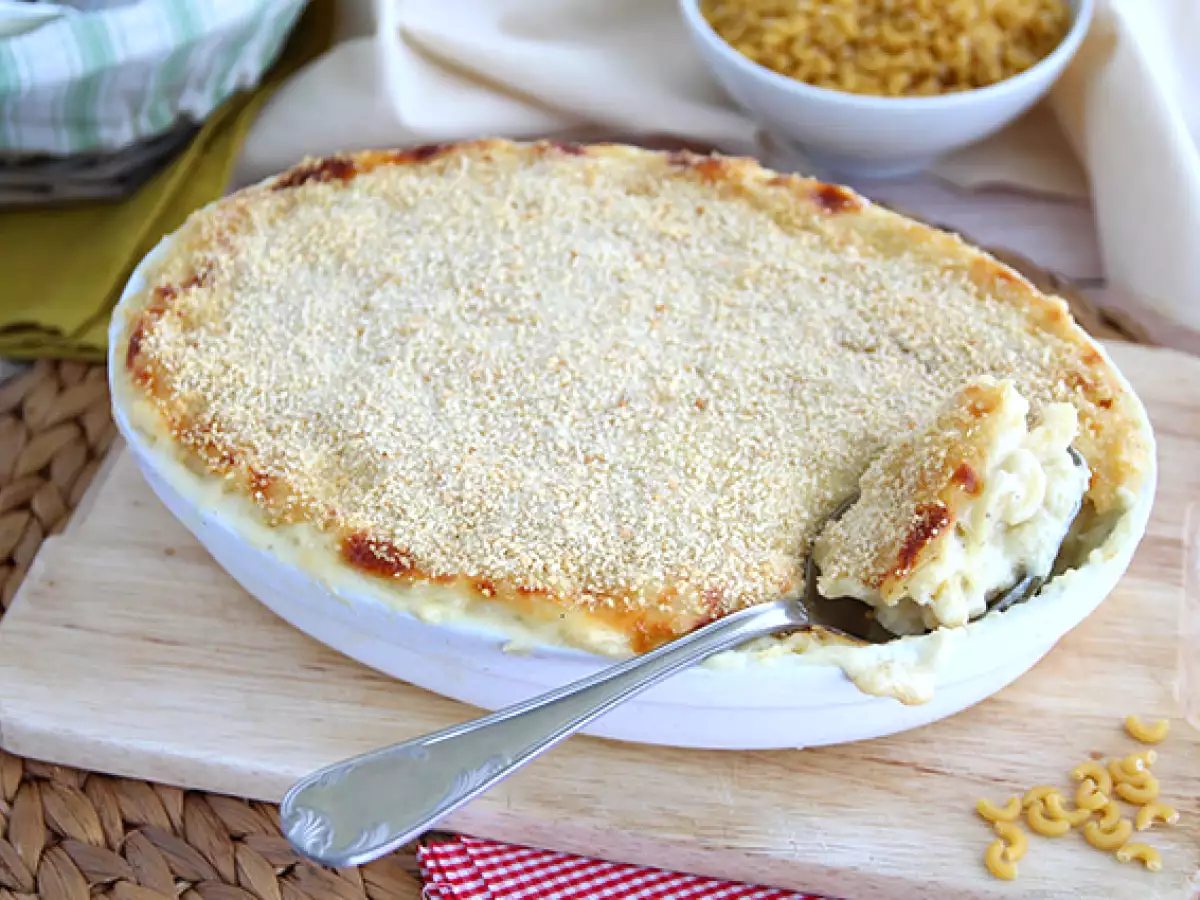 Recept Macaroni met kaas, de amerikaanse pastagratin