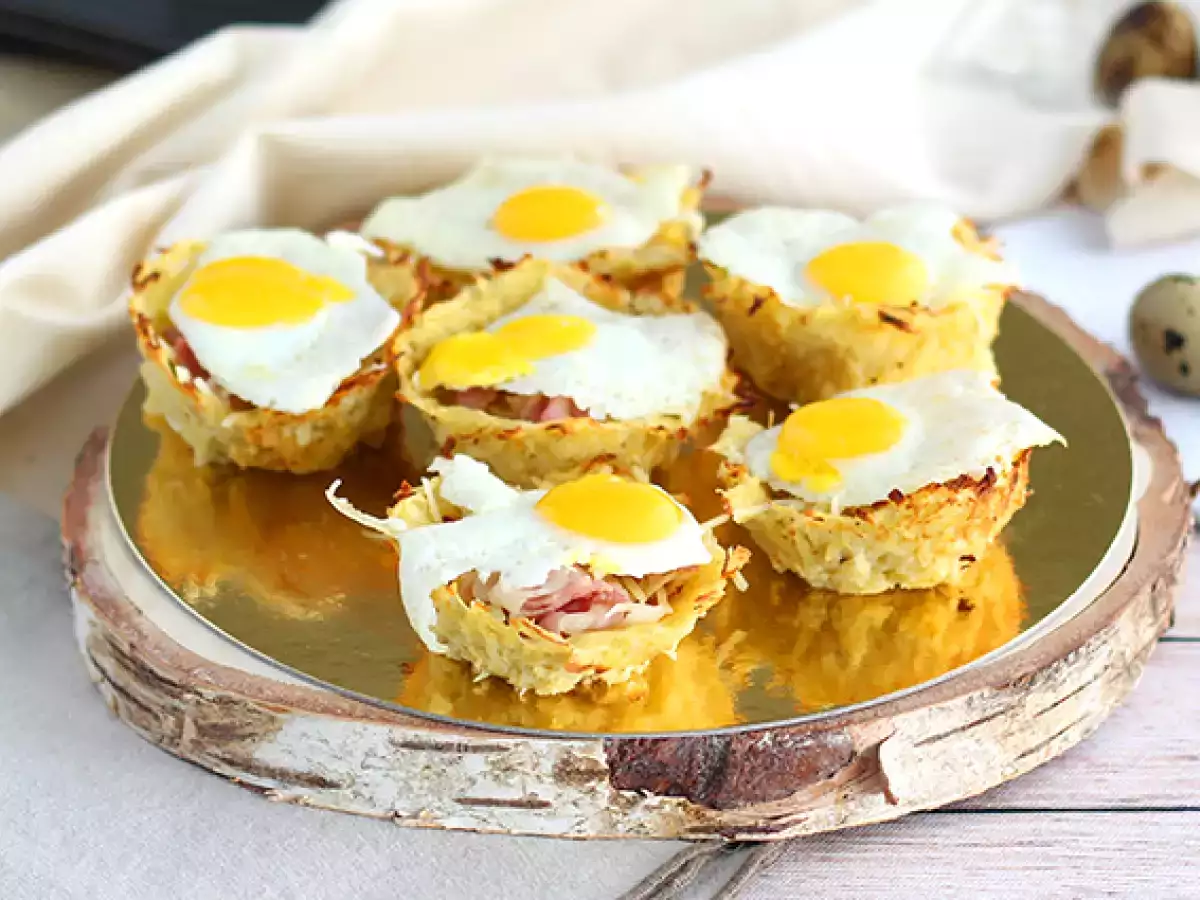 Recept Paasnestjes met aardappelen