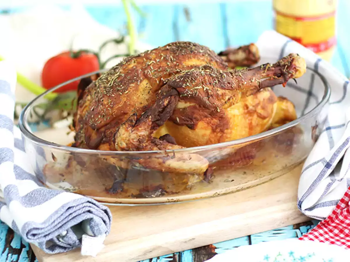 Recept Kip in een mosterd- en provençaalse kruidenkorst