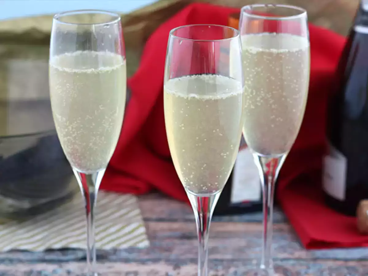 Recept Champagnesoep, een feestelijke cocktail