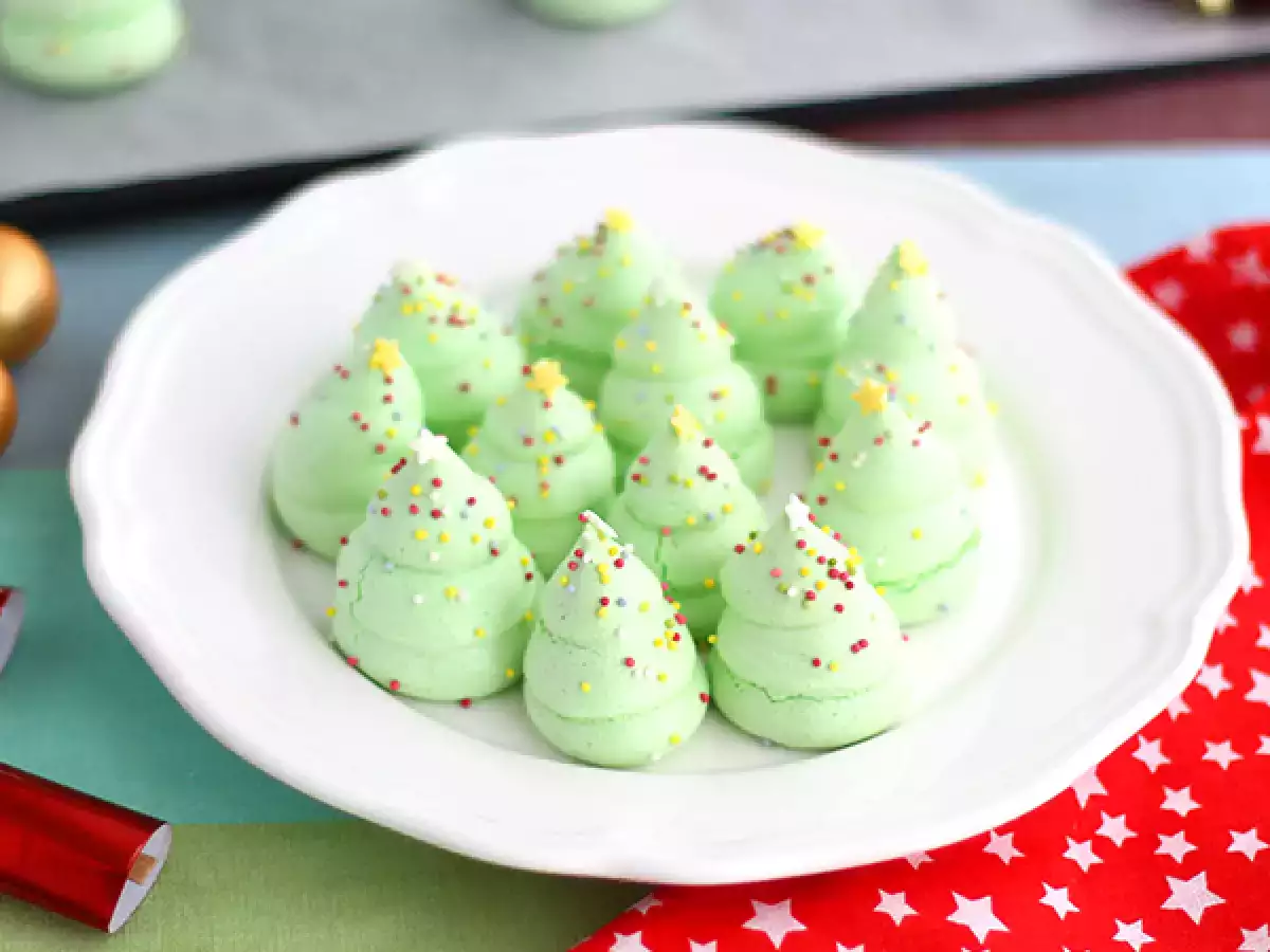 Recept Meringue kerstbomen
