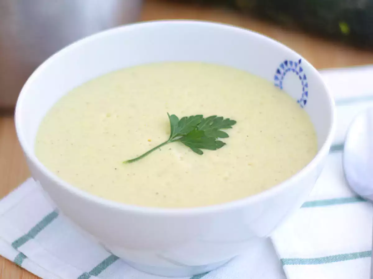 Recept Romige courgettesoep