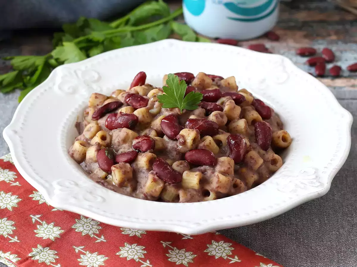 Recept Pasta e fagioli alla veneta: oma's romige en lekkere recept